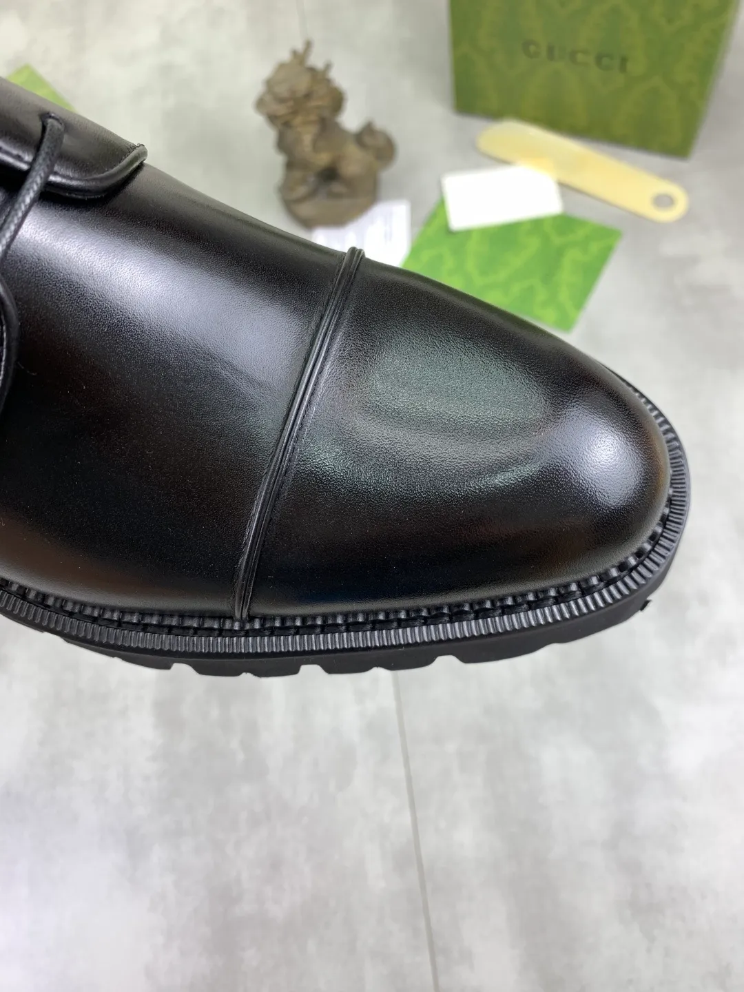 Men's Men's Shoes 💰P580 [New Style] 💰💎💎💎 [Gucci] GUCCI high-end men's formal business leather shoes, original order 1:1! Original imported high-end calfskin, original metal buckle, imported first-layer pigskin lining for feet, original high-end outsole, men's shoe size: 38-44